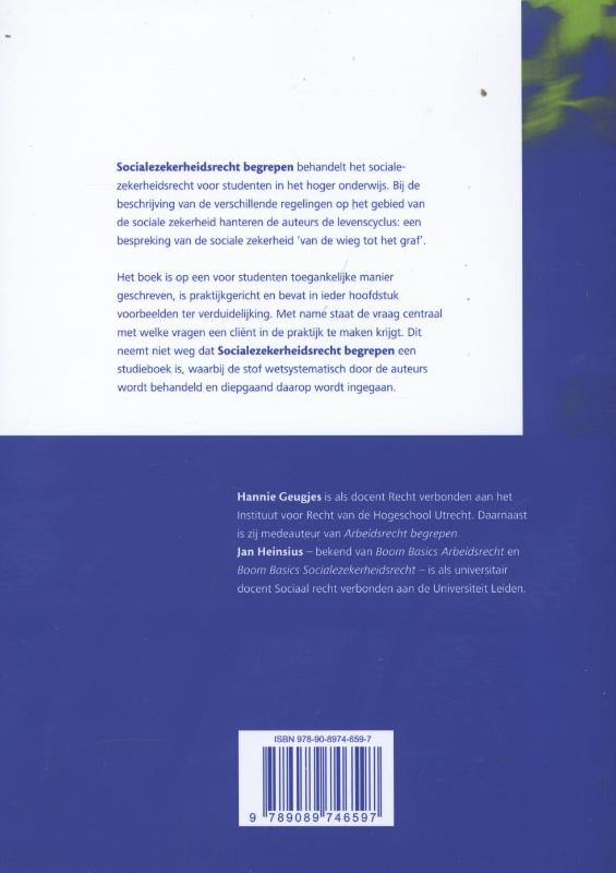 Achterkant van Socialezekerheidsrecht begrepen