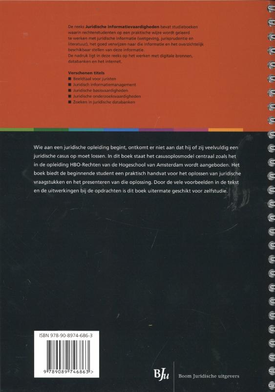 Achterkant van Juridische basisvaardigheden