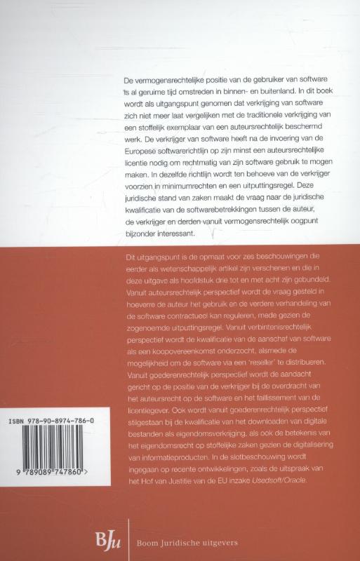 Achterkant van Softwarebetrekkingen