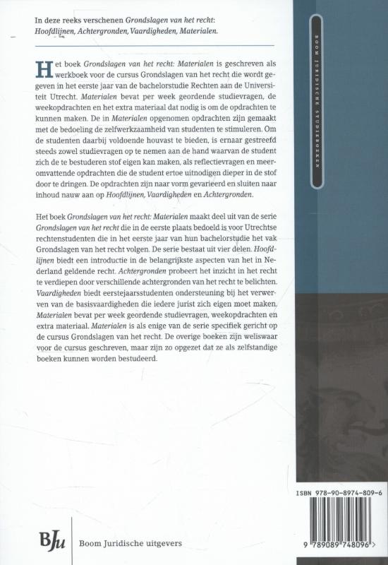 Achterkant van materialen