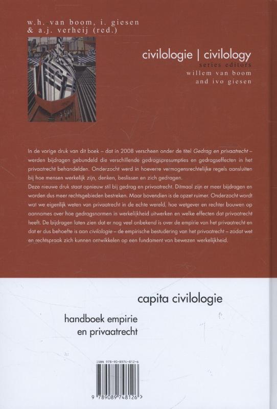 Achterkant van Capita civilologie