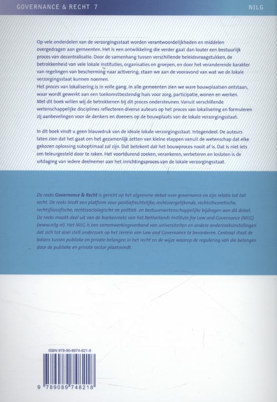 Achterkant van Bouwplaats lokale verzorgingsstaat
