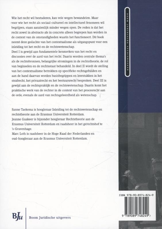 Achterkant van Recht in context