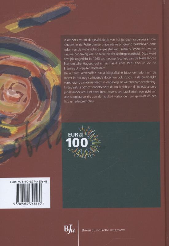 Achterkant van Erasmus School of Law en haar voorgangers