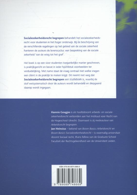 Achterkant van Socialezekerheidsrecht begrepen