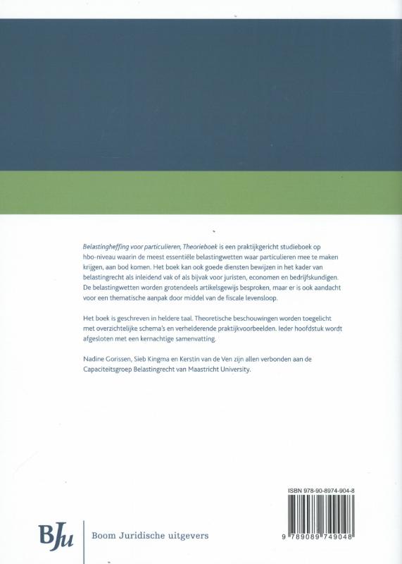 Achterkant van Theorieboek