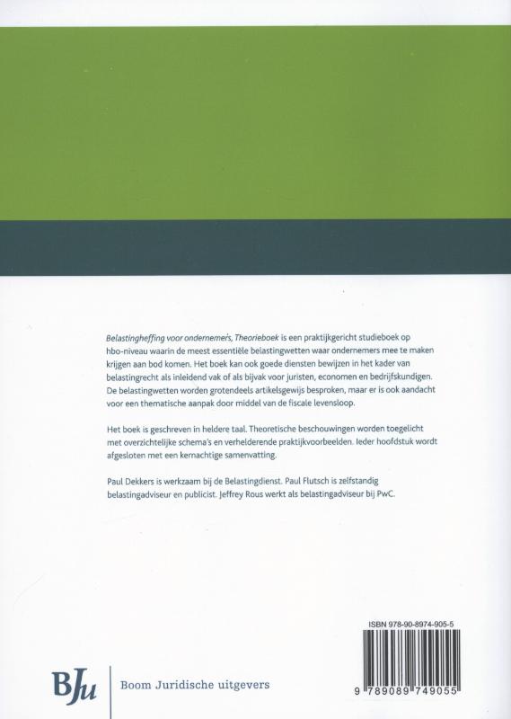 Achterkant van Theorieboek