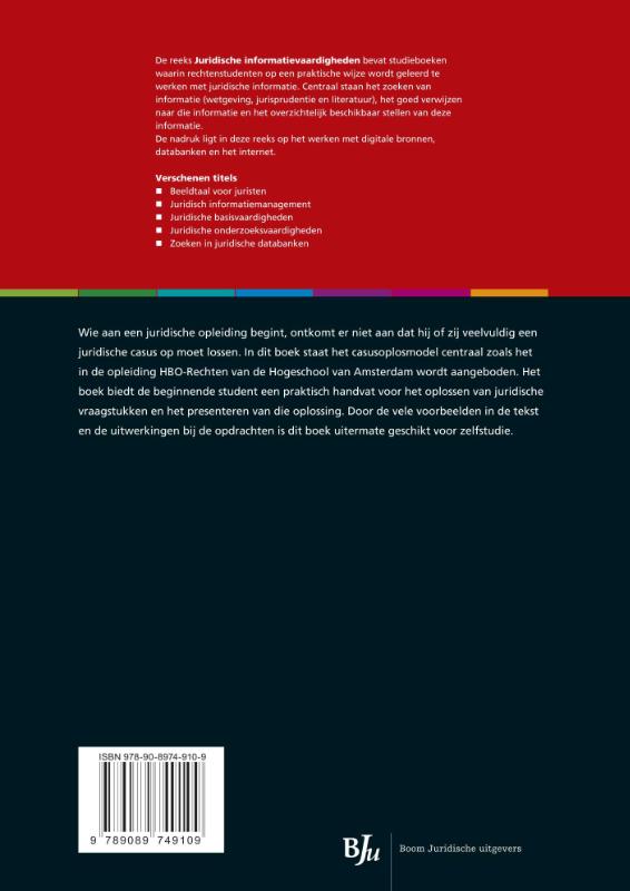 Achterkant van Juridische basisvaardigheden