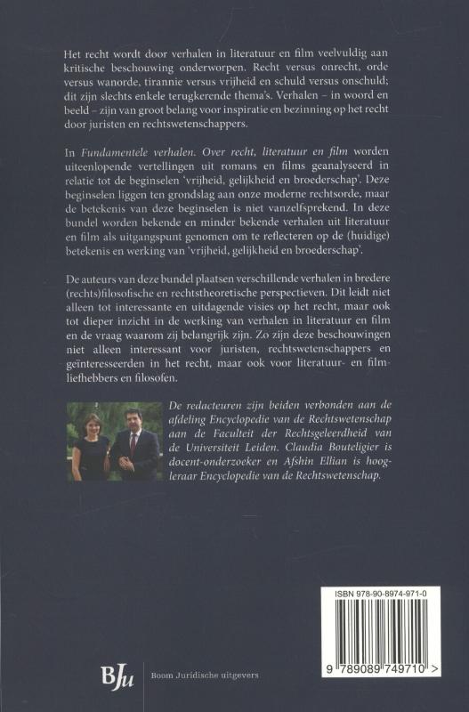 Achterkant van Fundamentele verhalen