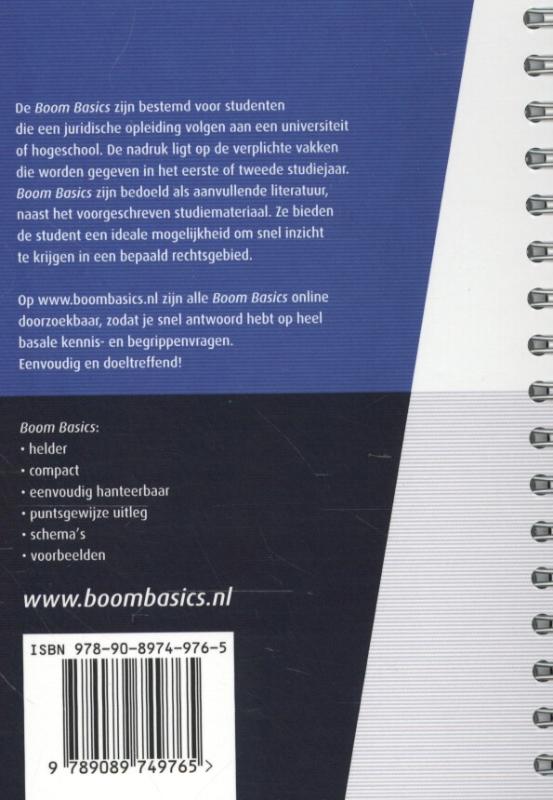 Achterkant van Staatsrecht