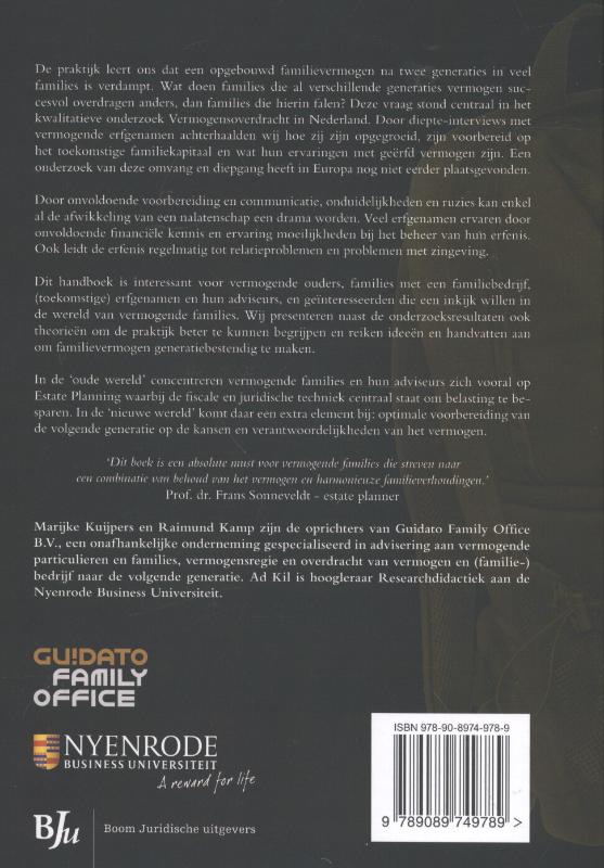 Achterkant van De gouden rugzak