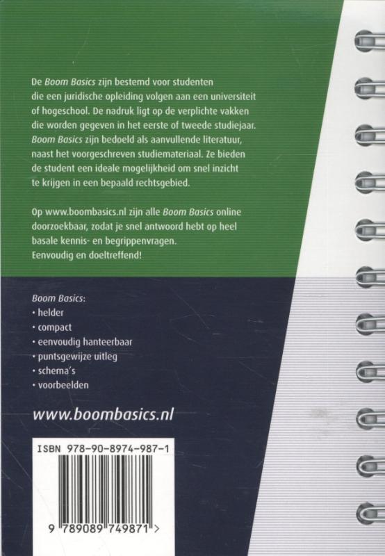 Achterkant van Personen- en familierecht