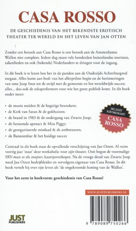 Achterkant van Casa Rosso