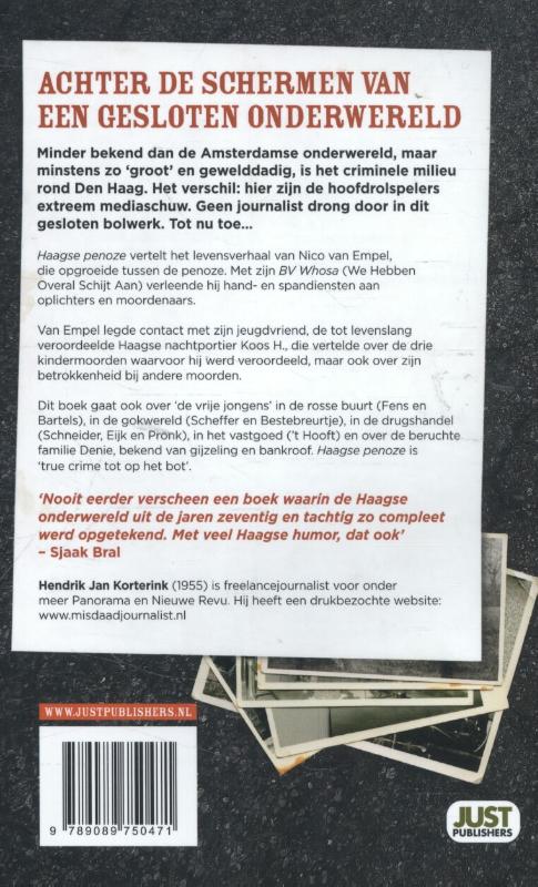Achterkant van Haagse penoze