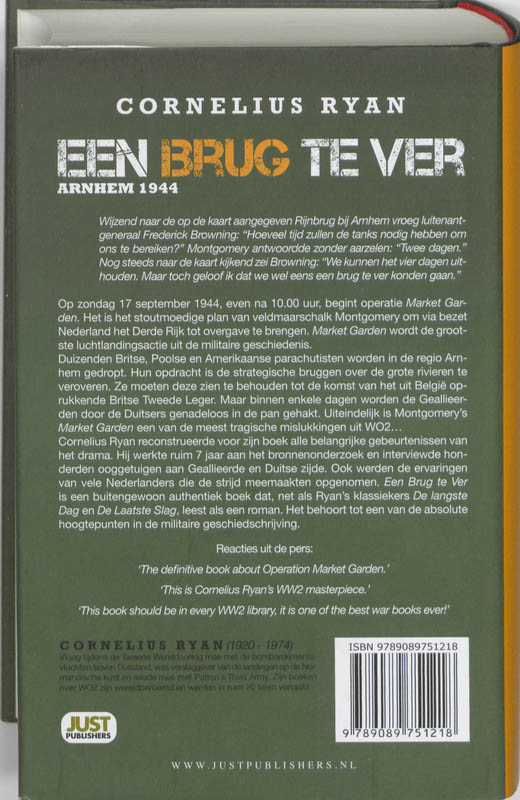 Achterkant van Een brug te ver