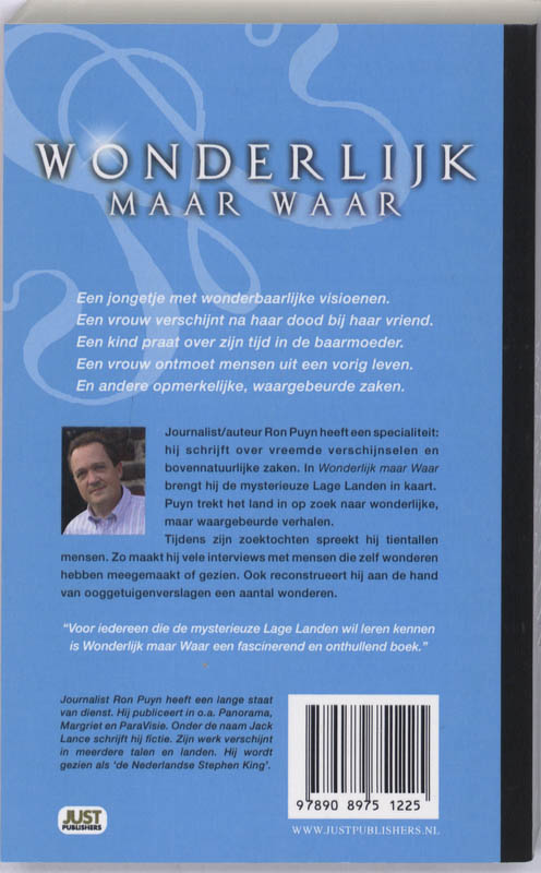 Achterkant van Wonderlijk maar waar