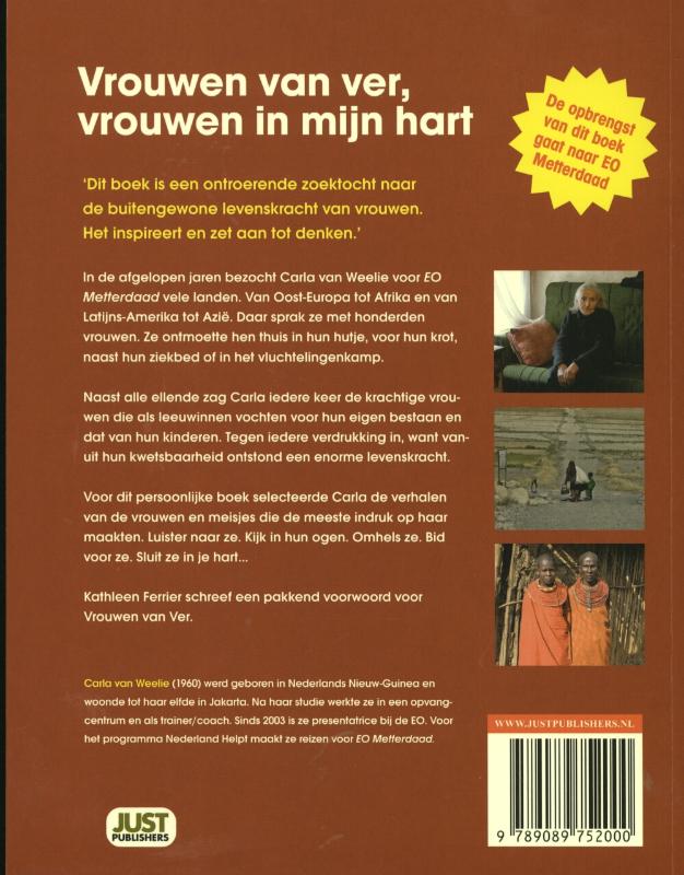 Achterkant van Vrouwen van ver, vrouwen in mijn hart