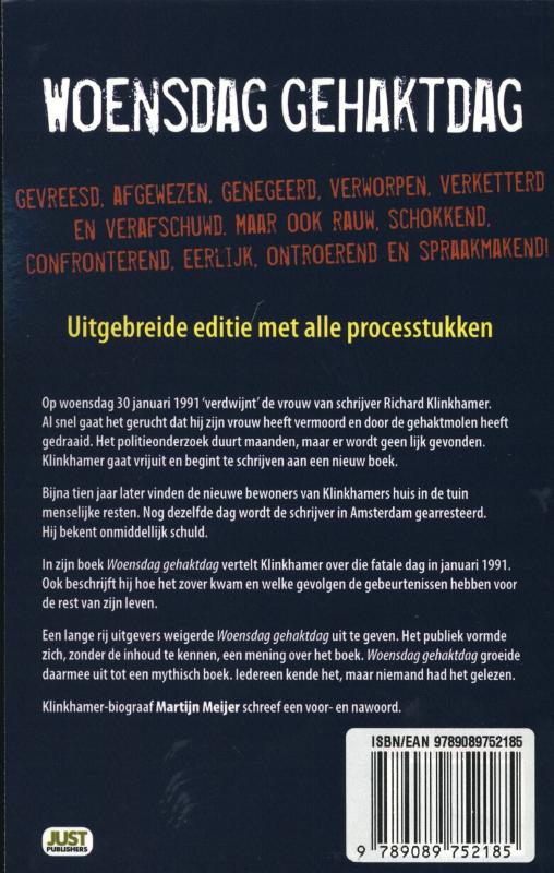Achterkant van Woensdag gehaktdag
