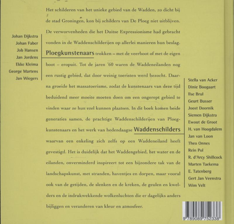 Achterkant van De Wadden en de ploeg