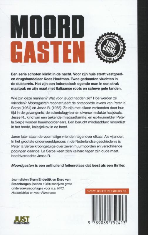 Achterkant van Moordgasten