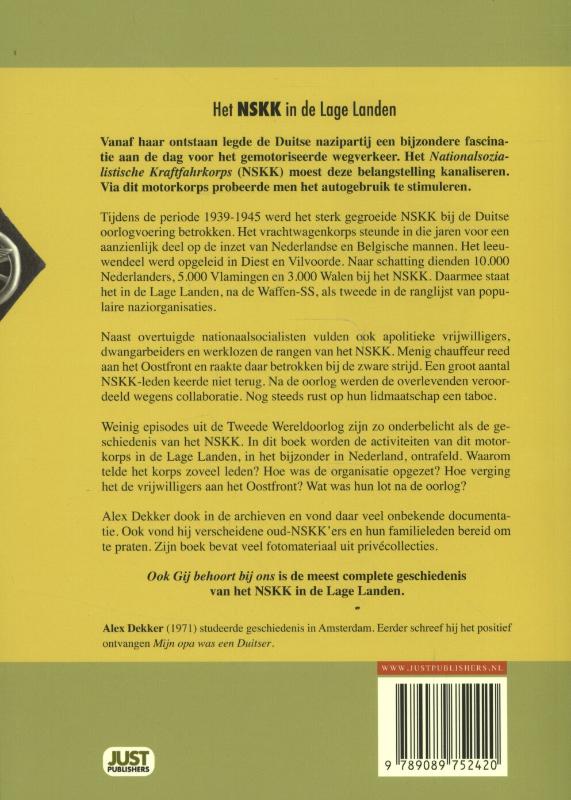 Achterkant van Ook gij behoort bij ons