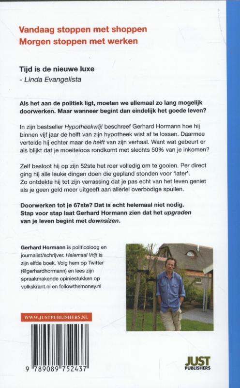 Achterkant van Helemaal vrij!
