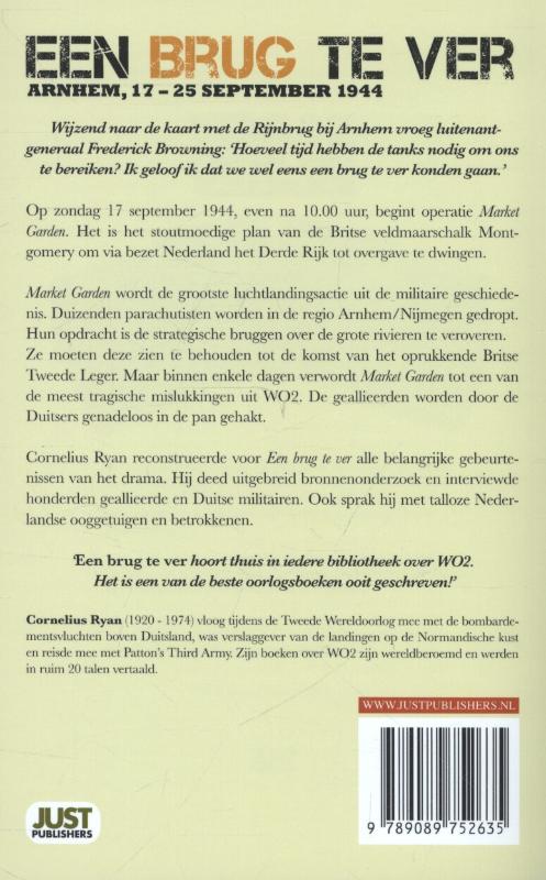 Achterkant van Een brug te ver