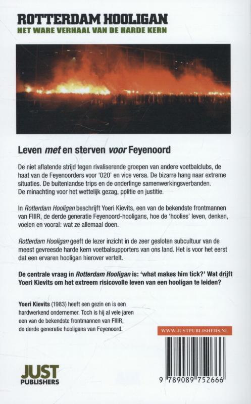 Achterkant van Rotterdam hooligan