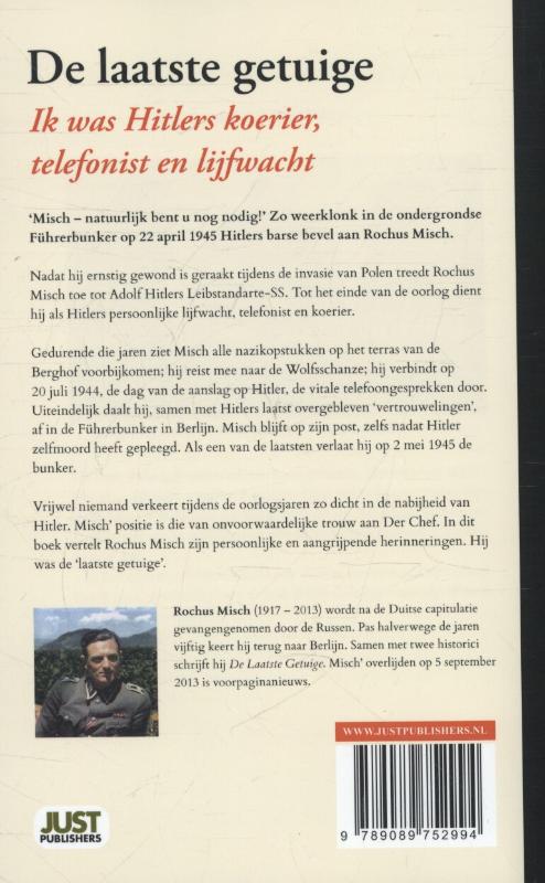 Achterkant van De laatste getuige