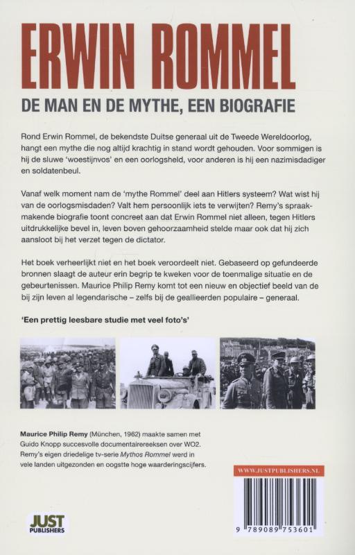 Achterkant van Erwin Rommel