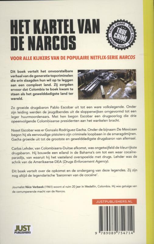 Achterkant van Het kartel van de narcos