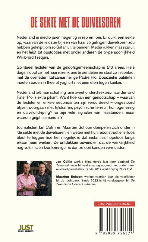 Achterkant van De sekte met de duivelsoren