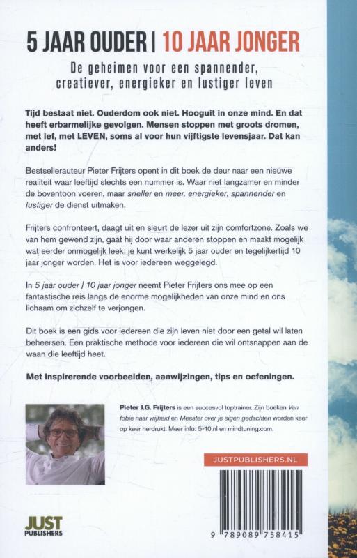 Achterkant van 5 jaar ouder, 10 jaar jonger