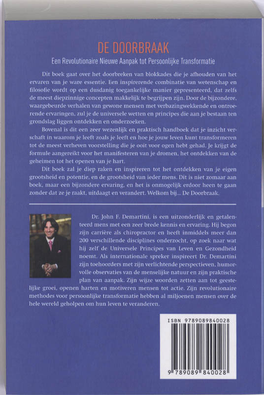 Achterkant van De Doorbraak