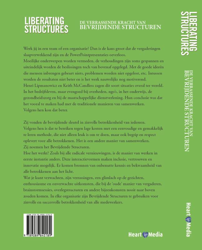 Achterkant van Liberating Structures