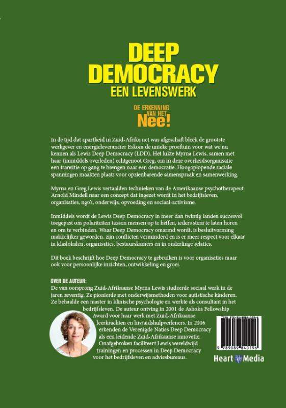 Achterkant van Deep Democracy, een levenswerk