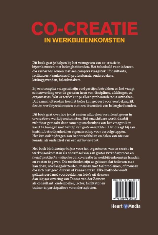 Achterkant van Co-creatie in werkbijeenkomsten