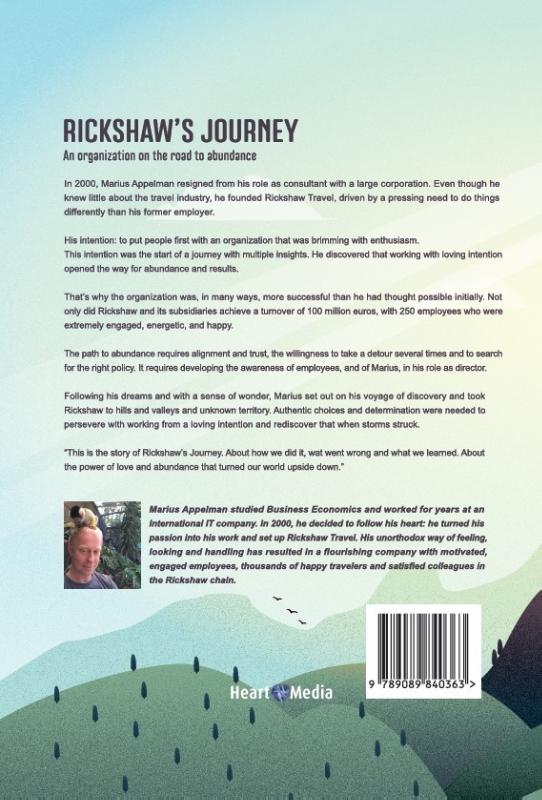 Achterkant van Rickshaw’s Journey