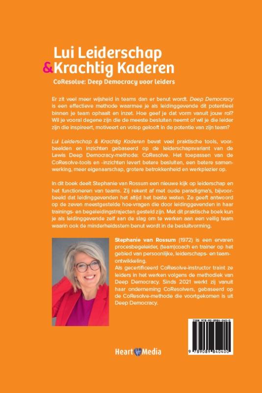 Achterkant van Lui leiderschap & krachtig kaderen