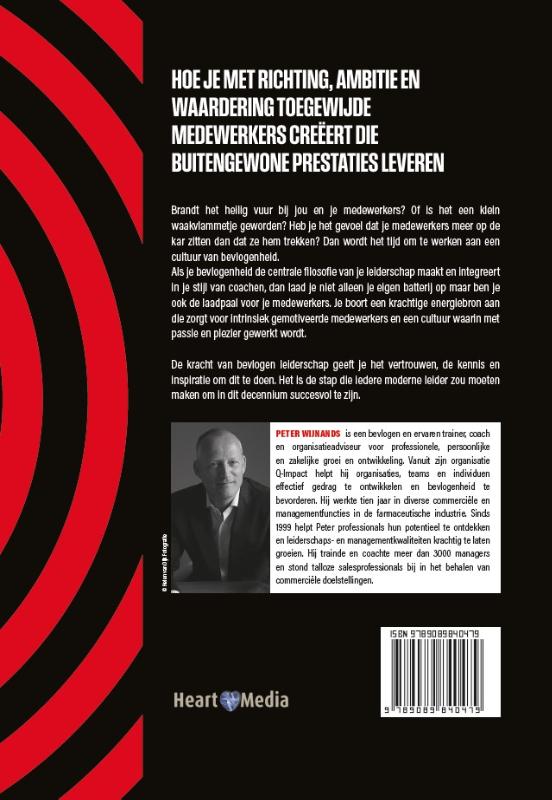 Achterkant van De kracht van bevlogen leiderschap