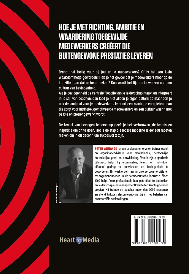 Achterkant van De kracht van bevlogen leiderschap