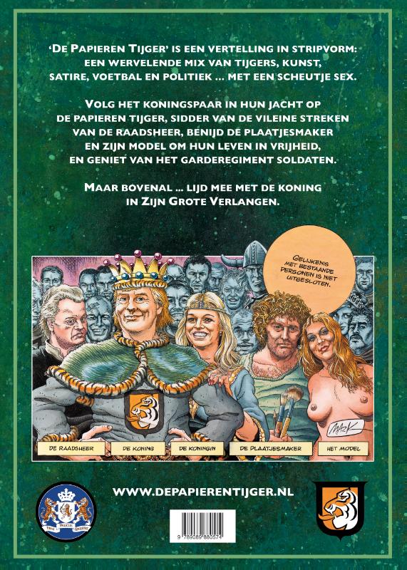 Achterkant van De papieren tijger