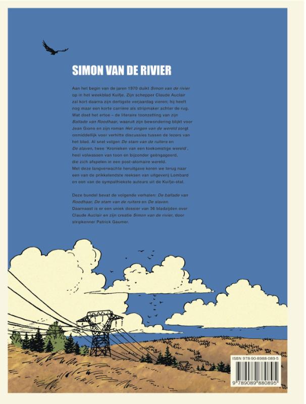 Achterkant van Simon van de rivier