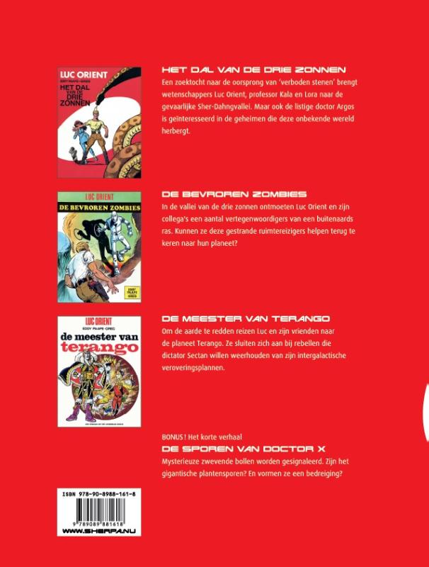 Achterkant van Alle avonturen