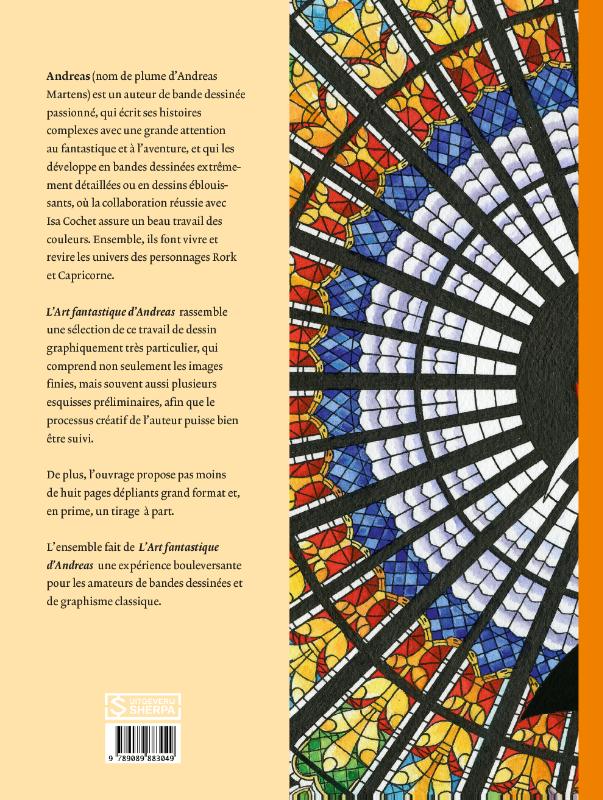 Achterkant van L'Art fantastique d'Andreas