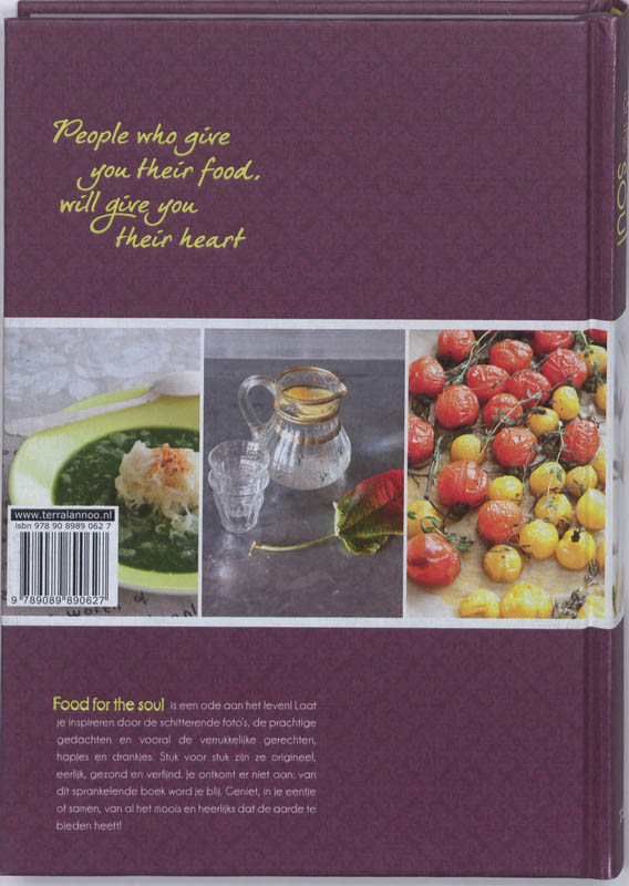 Achterkant van Food for the Soul