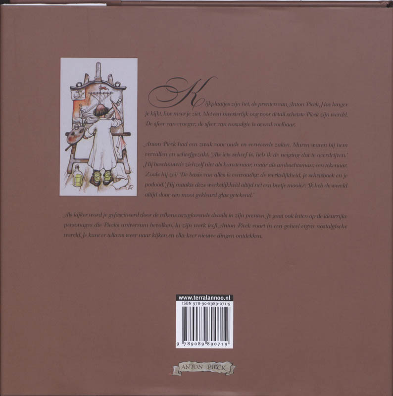 Achterkant van Door de ogen van Anton Pieck