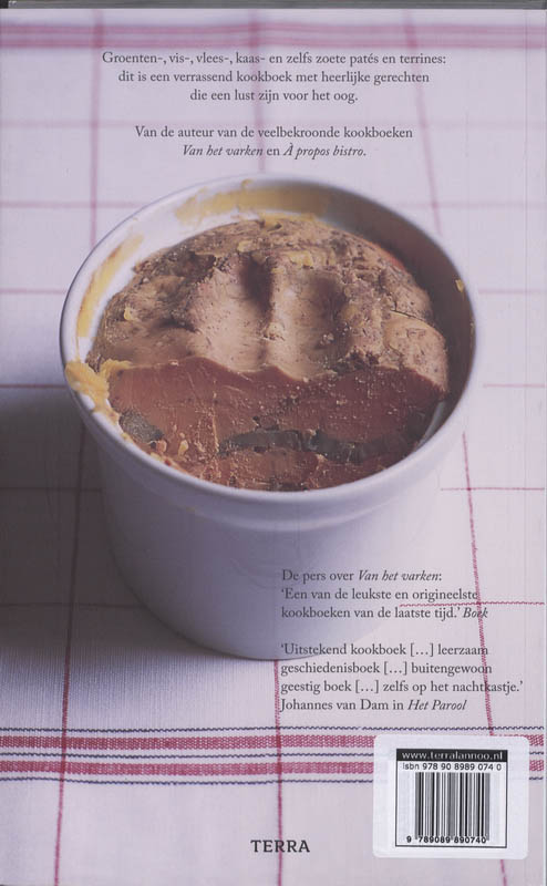 Achterkant van Patés & terrines