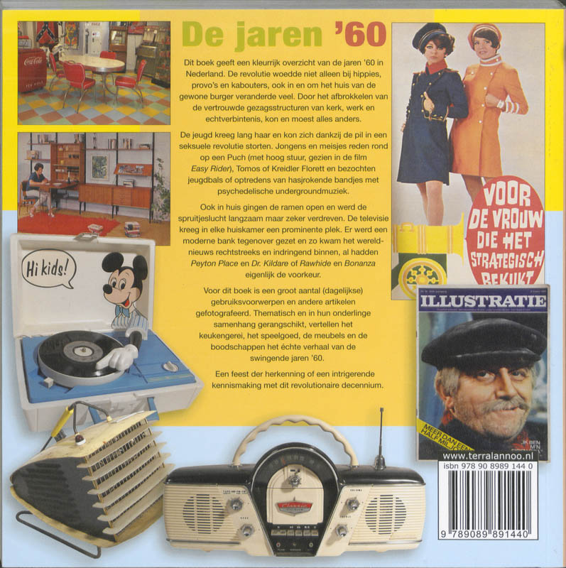 Achterkant van De jaren '60