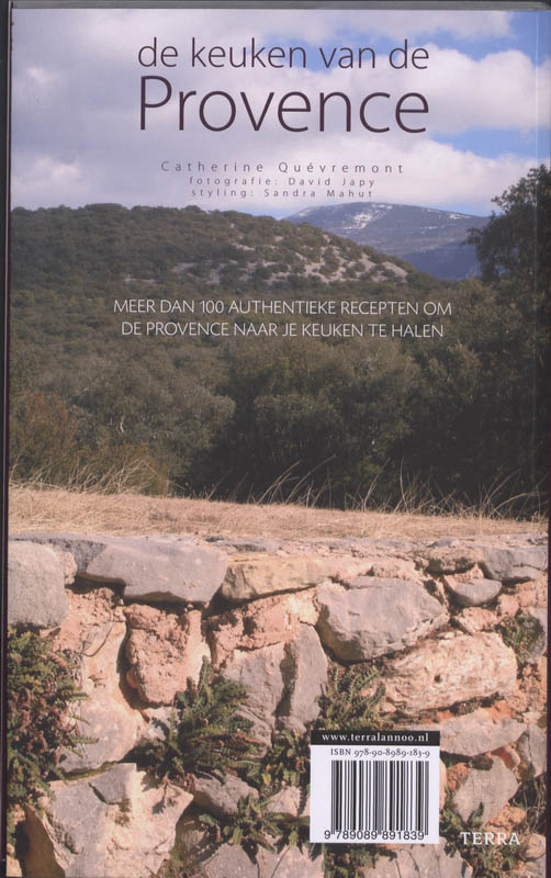 Achterkant van De keuken van de Provence